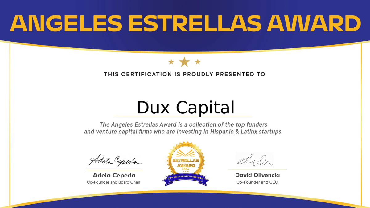 DUX Capital tweet media