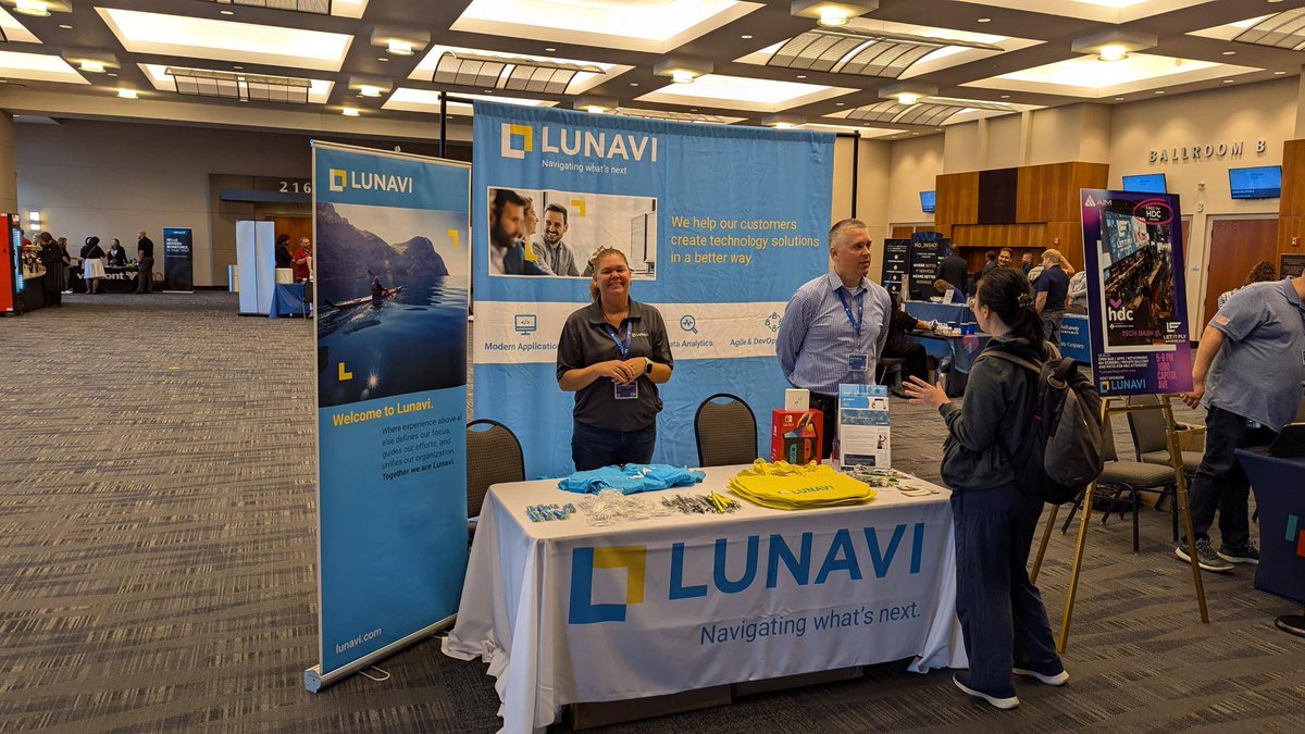 It is Day 1 at HDC and our team is excited to meet all of the attendees! Thank you to the <a href="/AIMInstituteOMA/">AIM Institute</a> for hosting such a great conference every year for the Omaha tech community.

We'll see you tonight for the tech bash at Let it Fly, the party starts at 5pm! #HDC2024