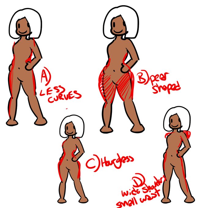 Next Character creation poll #4!   So we got our girly with Light brown skin, who is 5'5 average build