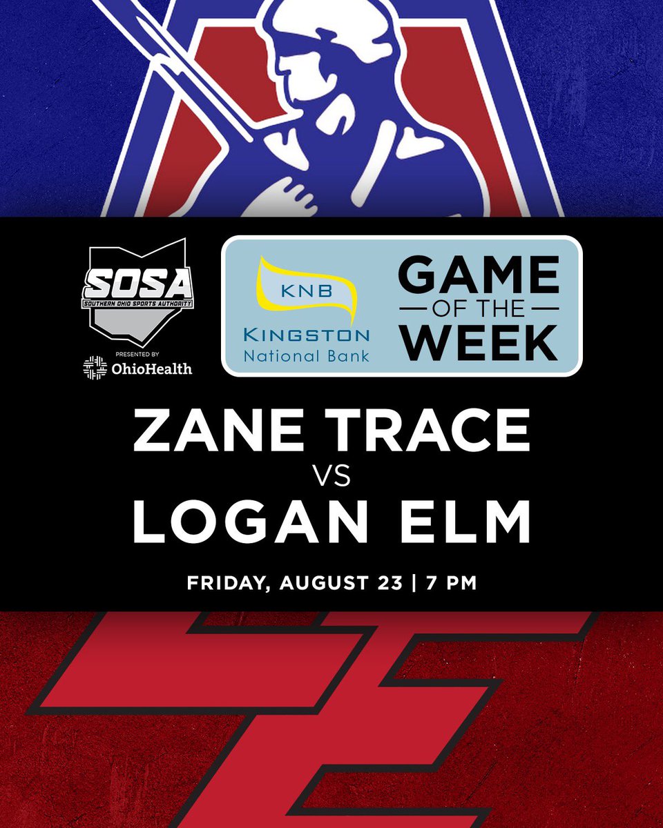 SOSAOhio's tweet photo. 🏈 is officially here. 

Our Kingston National Bank Game of the Week will take place in Kinnikinnick as @ZTPioneersFB hosts @LEBravesFB.

We’ll have full coverage, photos and postgame comments that evening, and into Saturday at https://t.co/v93AOleX3s.

For live updates, follow @carsonfrancis22.