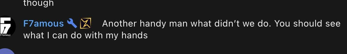 chatiswrong's tweet image. This just in chat. @F7amous is a mod and he’s giving out handjobs