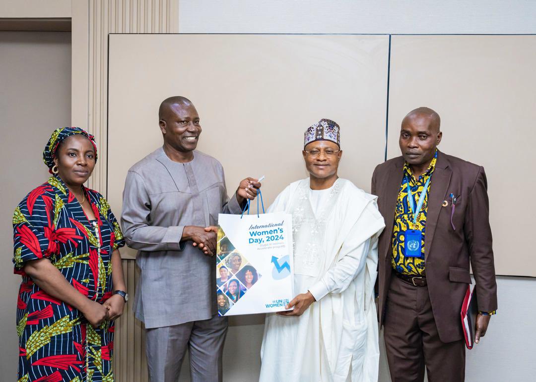 ubasanius's tweet image. I had the honour of receiving in audience a high-powered delegation from the United Nations (UN) Women Nigeria led by the Programmes Specialist, Mr. Zephenaia Aura. The team noted with appreciation our administration’s commitment towards the economic empowerment of women and…