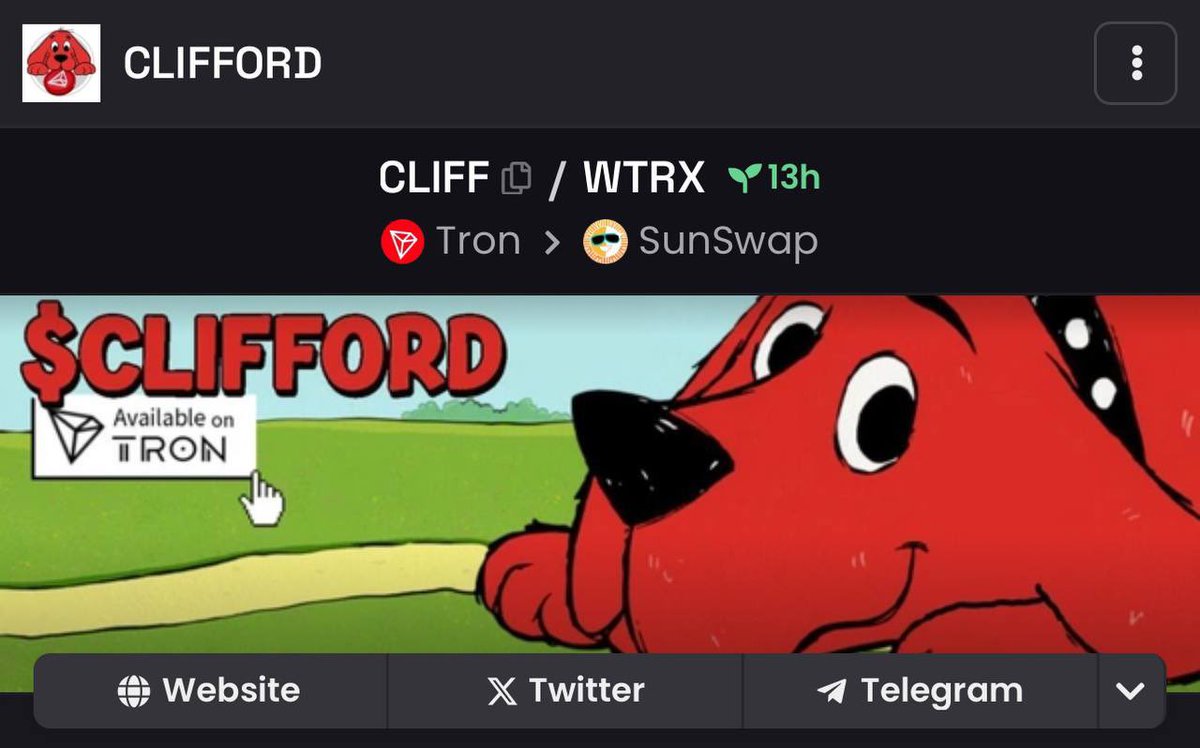 CliffordOnTron's tweet photo. @justinsuntron @dexscreener @sunpumpmeme First $TRX token updated on Dex 👀

https://t.co/8O8RUW8Jo4 https://t.co/yxHODIl6hE