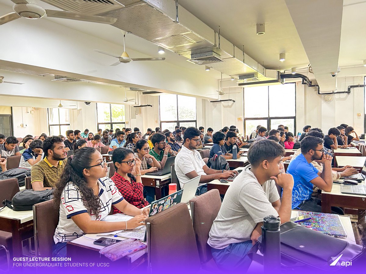 XapiPlatform's tweet photo. Excited to share highlights from our recent tech talk on "API Security" hosted at University of Colombo School of Computing (UCSC), where our esteemed representative, Prabath Ariyarathna, delivered a session packed with valuable insights. 

#XVenture #UCSC #techtalk #apisecurity https://t.co/wg0BEh56TQ