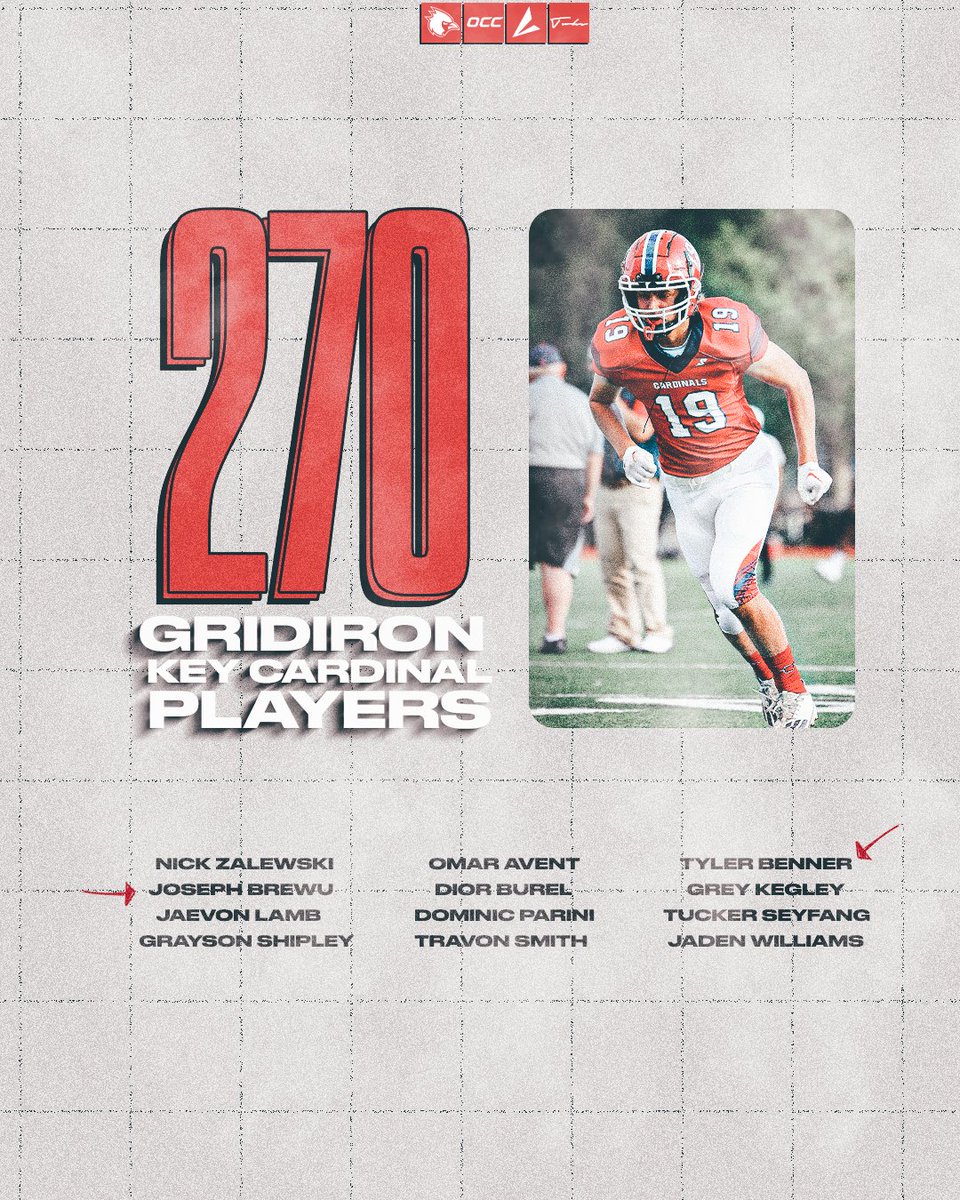 <a href="/270Gridiron/">270 Gridiron 🏈</a> key cardinal players💥