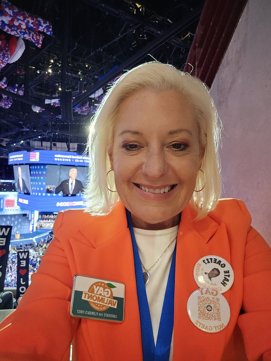 gayvalimont's tweet photo. Hey @MSNBC‼️
My name is Gay Valimont ,and I am the Democratic nominee running against Matt Gaetz.
How do @AnaCabrera and @jdbalart do report on Gaetz' primary and not mention his DEMOCRATIC opponent?
I'm here. In Chicago. AND Interview ready.
#GaynotGaetz
#sayGay
#GetGaetzGone https://t.co/2drWD2hLEe