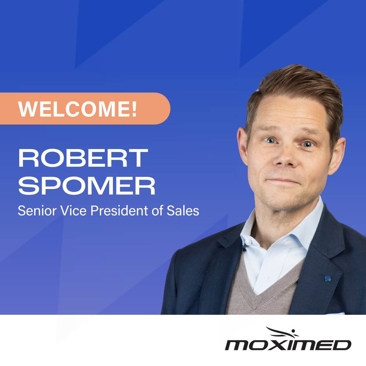 Our sales team is growing! Robert Spomer has joined #TeamMoximed as SVP of Sales moximed.com/news/robert-sp…

Robert is a #MedTech sales veteran and will play an instrumental role in bringing the MISHA® Knee System to even more markets around the country.

Welcome to Moximed, Robert!