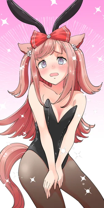 デジたん「バニーの日ですか!? もっと色々凄いウマ娘ちゃんに 頼んだ方が…」#ウマ娘 #アグネスデジタル 