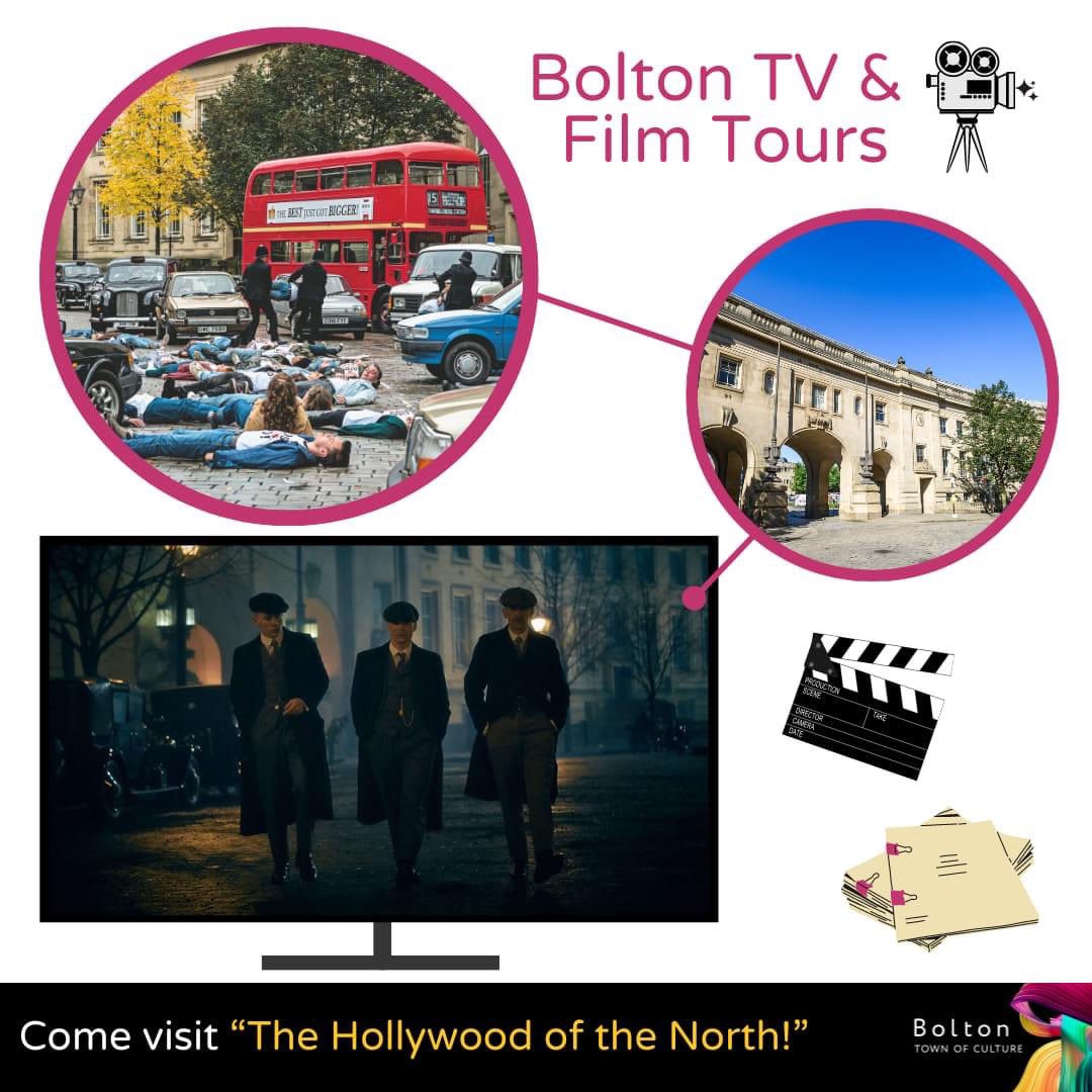🎬 Bolton TV and Film Tours 🎥

Join local historian &amp; professional tour guide, Suzanne Hindle on a behind-the-scenes tour of Le Mans Crescent &amp; the Magistrates’ Court. Bolton locations have been used by the TV &amp; film industry in shows. eventbrite.com/cc/on-location…