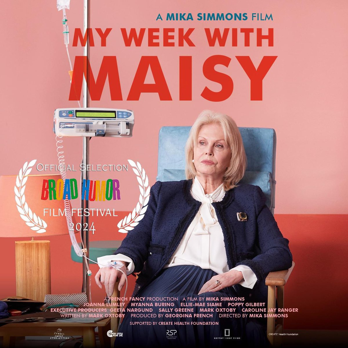 And we are back 2 the #USA! Warm thanks 2 Michelle &amp; The Broads 4 selecting #MYWEEKWITHMAISY 4 their 17th Annual <a href="/BroadHumor/">Broad Humor Film Festival</a> which is taking place over the #LaborDay Weekend! We’re screening in their final program 'He/She/Them' on 1/09 broadhumorfilmfest.com/he-she-them #womeninfilm
