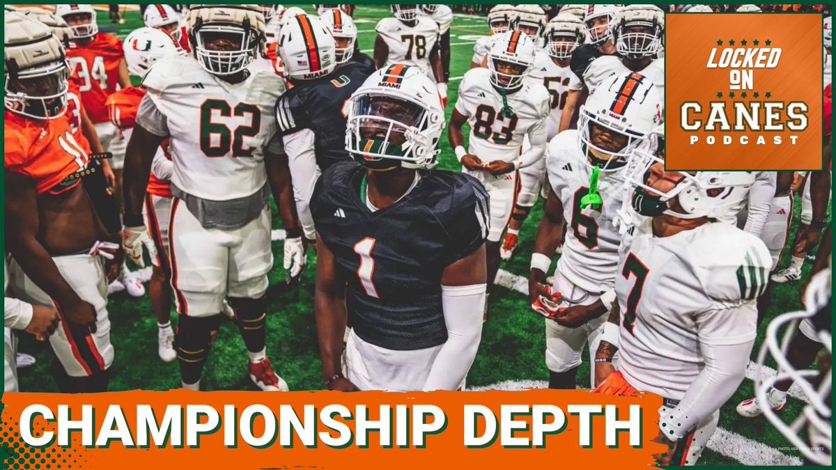 LockedOnCanes's tweet photo. Join us and special guest @thrill333 at 2pm on a NEW EPISODE! The live chat is OPEN! Miami Hurricanes Legend Talks Championship Depth And Advice For Young Co... https://t.co/NCgpFSHNii via @YouTube https://t.co/d3hZEM4Pcz