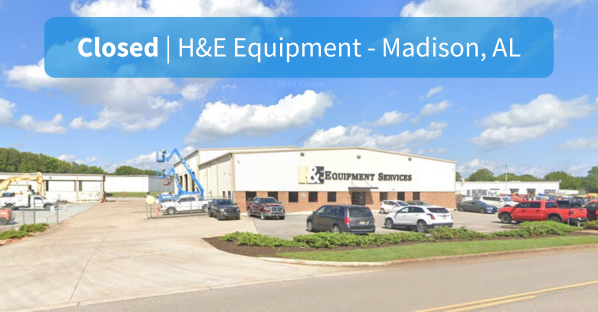 BeNetLease's tweet image. NEW CLOSING: Congrats to Spencer Henderson and William Brooks on the closing of H&amp;amp;E Equipment in Madison, AL.

“Our team was able to matchmake for a 1031 client in a very short timeframe,” said Henderson. The closing time frame was 21 days from LOI.

#cre #closing #netlease #nnn