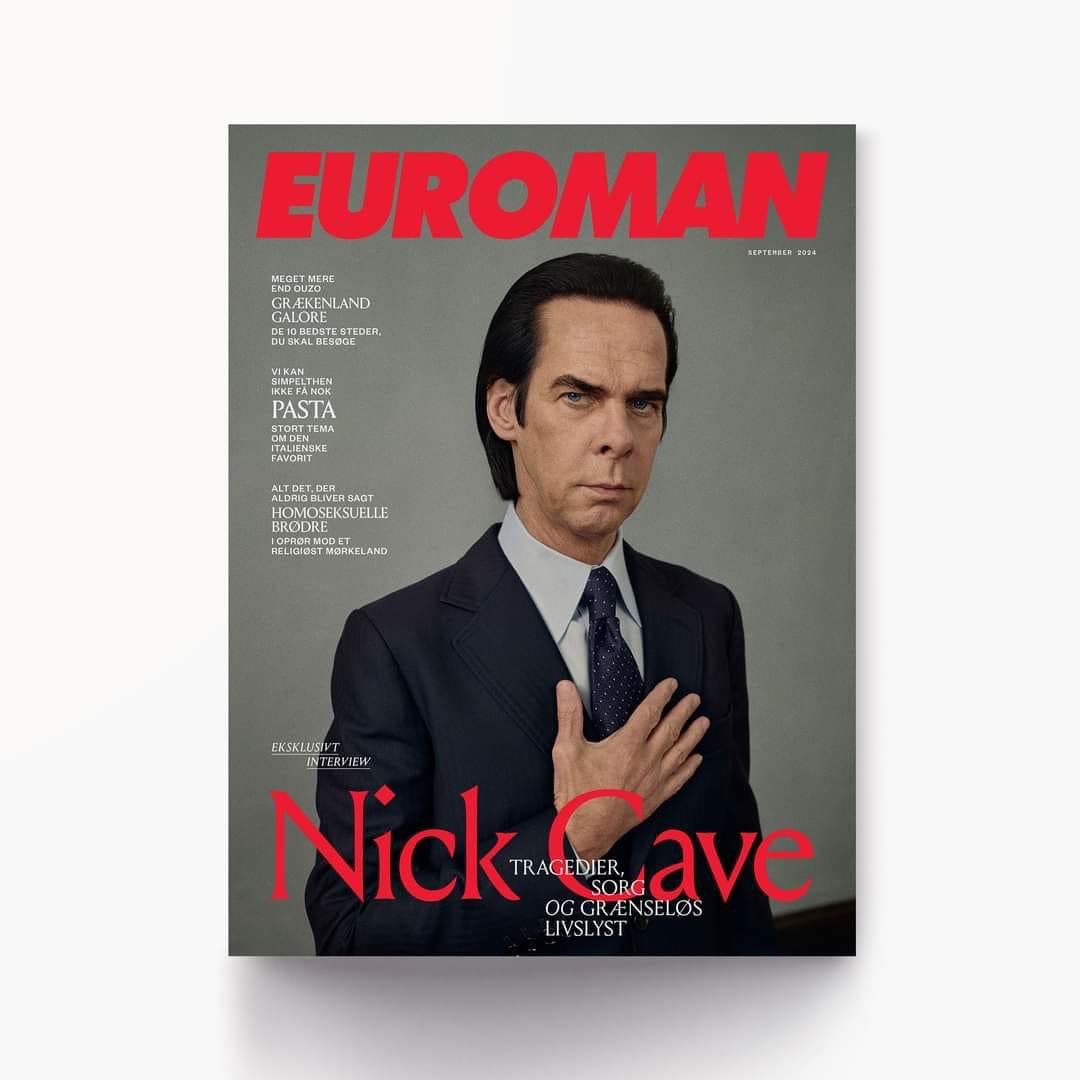 lydrummet's tweet photo. Nick Cave er minsandten på forsiden af det nye @EUROMANdk. Og det glimrende interview er der link til herunder. Caves nye album med The Bad Seeds lander om halvanden uge. Hold da op, hvor jeg glæder mig. #MusikSnak https://t.co/titlXZKQQQ