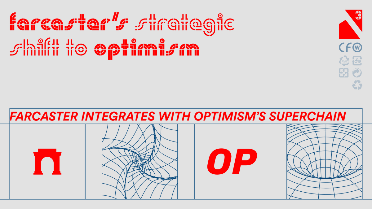nexus_nyc's tweet photo. 🔧 Farcaster’s Strategic Shift to Optimism 🔧 
Farcaster, the decentralized social protocol originally built on Ethereum, is making a significant move by migrating to Optimism’s Superchain.
#Farcaster #Ethereum #Optimism #Crypto #Web3 https://t.co/Z29LfEx6yM