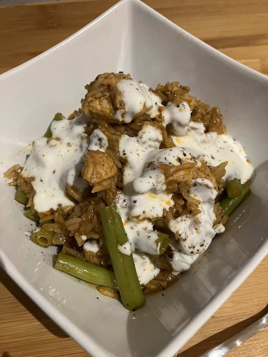 JanieP6768's tweet photo. For you @Kev_COYS_ Chicken Biryani. Another #onepotwonder 😃 https://t.co/93KhGUKFNy