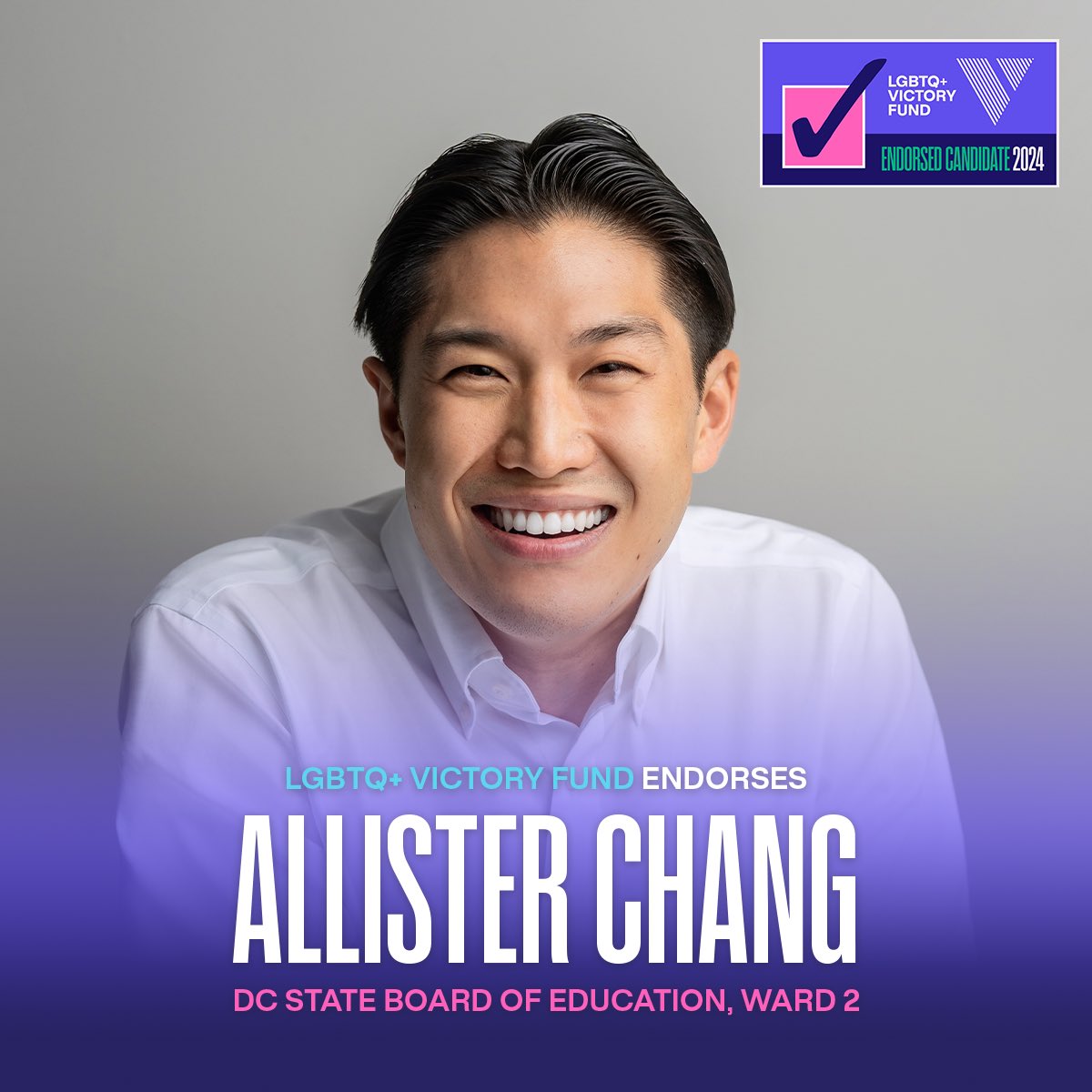 Allister Chang (@allister4ward2) on Twitter photo So ecstatic to announce that I received an endorsement from <a href="/VictoryFund/">@lgbtqvictoryfund on bluesky</a> ! I’m so grateful for the work they do and beyond honored to wear this endorsement with #pride 🏳️🌈 So ecstatic to announce that I received an endorsement from <a href="/VictoryFund/">@lgbtqvictoryfund on bluesky</a> ! I’m so grateful for the work they do and beyond honored to wear this endorsement with #pride 🏳️🌈