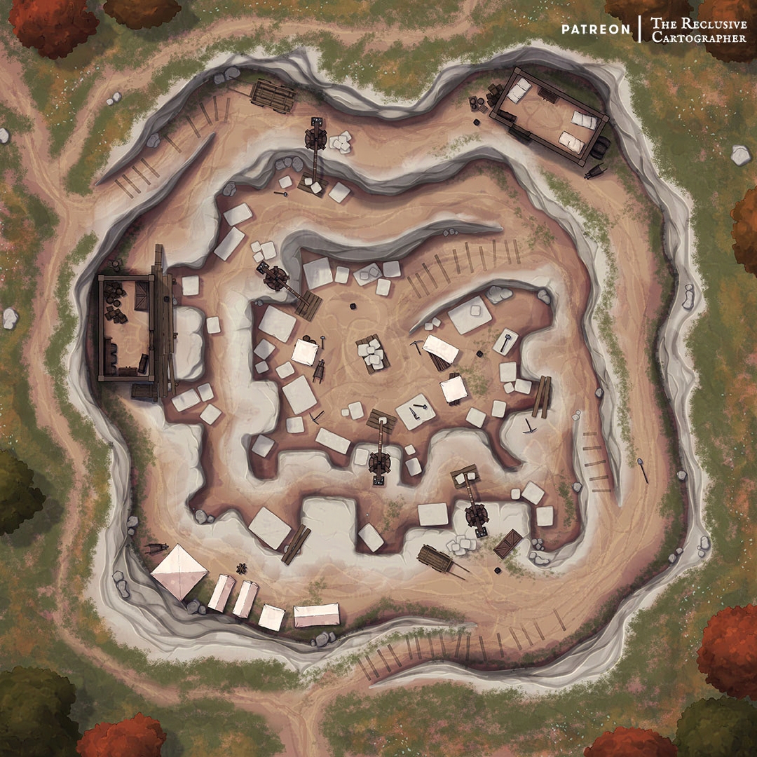Reclusive_Carto's tweet photo. Just because the nights are drawing in and the days are getting colder, it doesn't mean that work stops at the quarry. Gotta get those sweet sweet minerals! https://t.co/h7FkHCyrMI