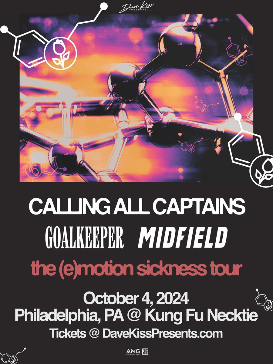 Come see us and mainly <a href="/goalkeeperband/">Goalkeeper</a> &amp; <a href="/CallingAllCptns/">EP IS OUT NOW</a> 10/4 at Kung fu neck tie