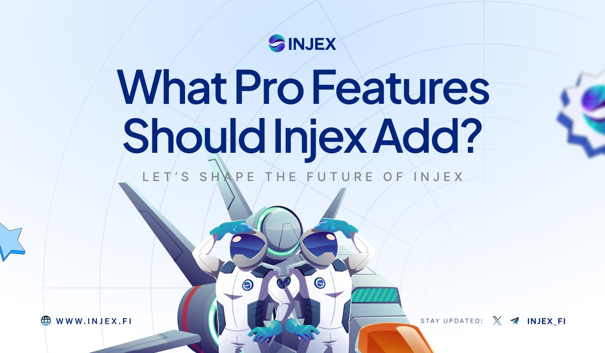 Currently Injex poses slippage reduction, price optimization, limit orders, trading efficiency, gas fee optimization and a good UI. 🚀

Is there any other pro features you would like to see on the Injex protocol ?
