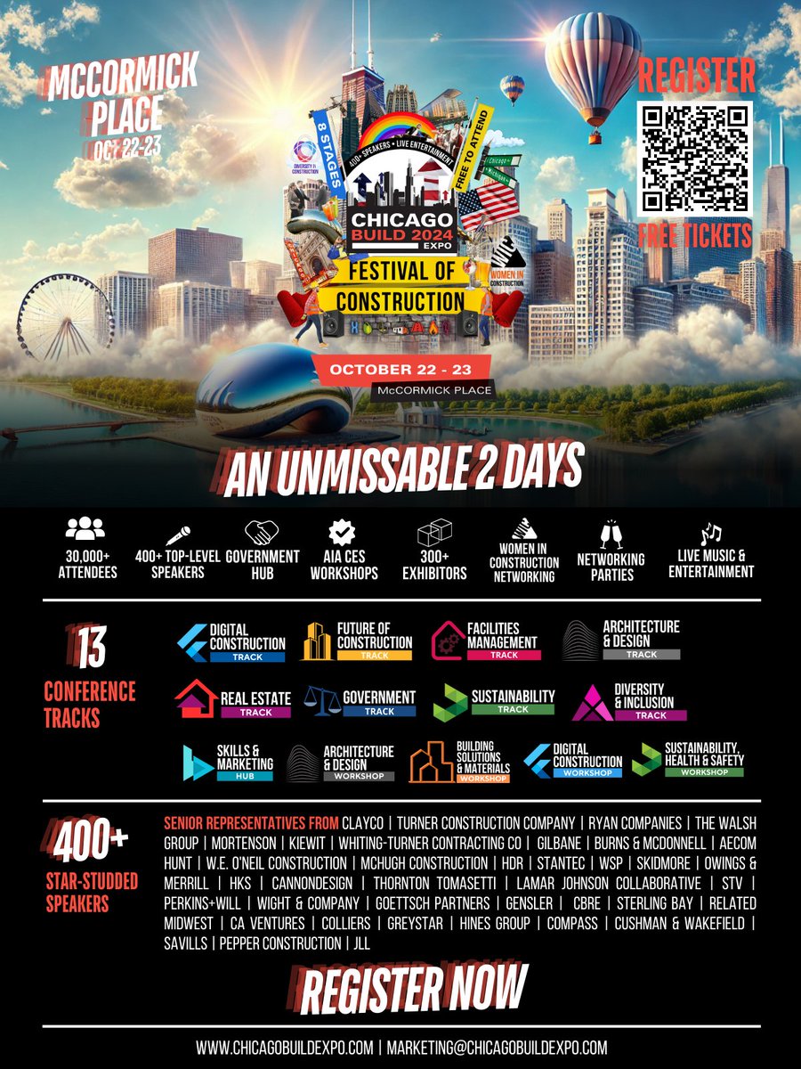 We’re excited to be partnered with the Midwest’s largest construction &amp; design show at McCormick Place (October 22-23)! We’d like to invite you to register to attend Chicago Build.

Register your no cost tickets: chicagobuildexpo.com/partner-2024

#nawic #chicagobuild2024 #partner