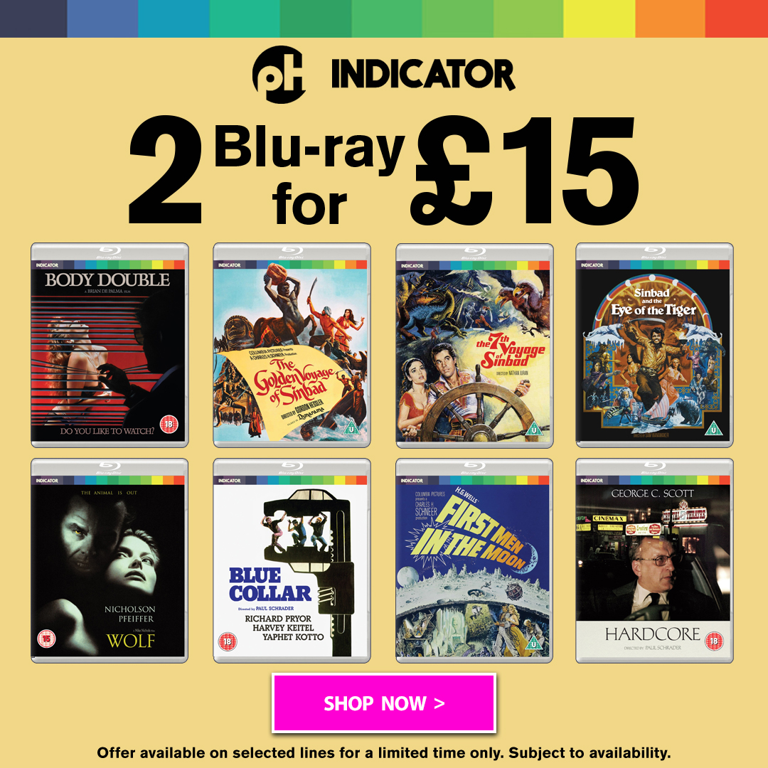 We've got some new additions to our 2 for £15 <a href="/indicatorseries/">INDICATOR</a> blu-ray offer, check em out!

🔗ow.ly/kLMH50T29Xk