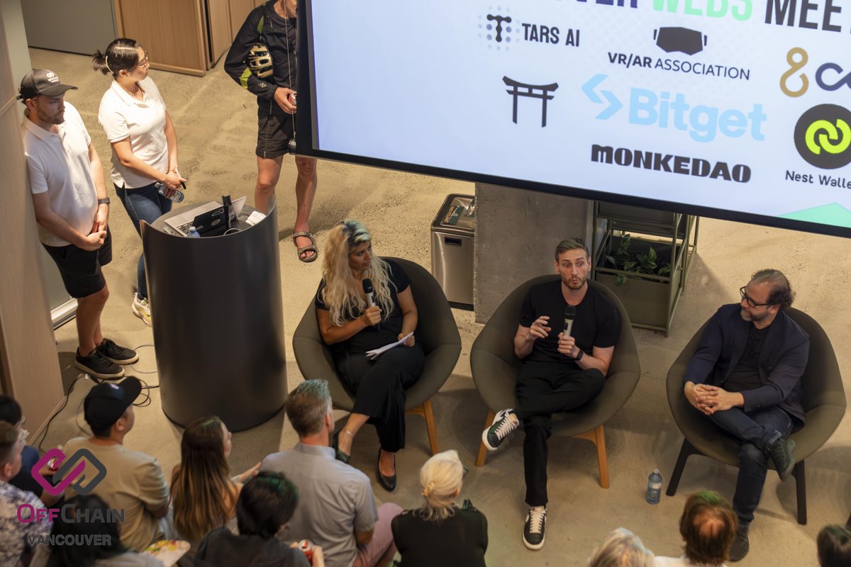 bitget's tweet image. Congratulations to @OffchainVan for an exceptional event focused on the future of blockchain, AI, and VR/AR. Sponsored by #Bitget.

Thank you to everyone who contributed to the success of this gathering.

#CanadaCryptoWeek
