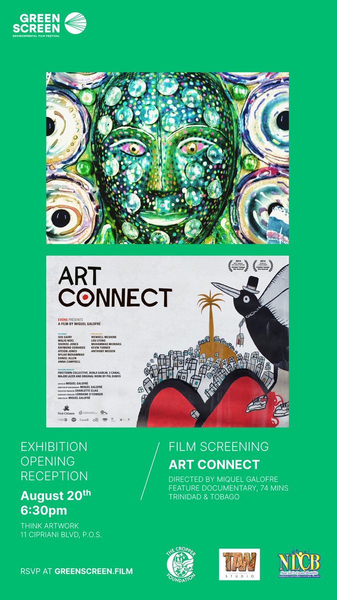 The Art of Change starts today with a film screening of Art Connect! Head’s up: RSVPs are now closed — doors open from 6pm, come early to secure your seats!