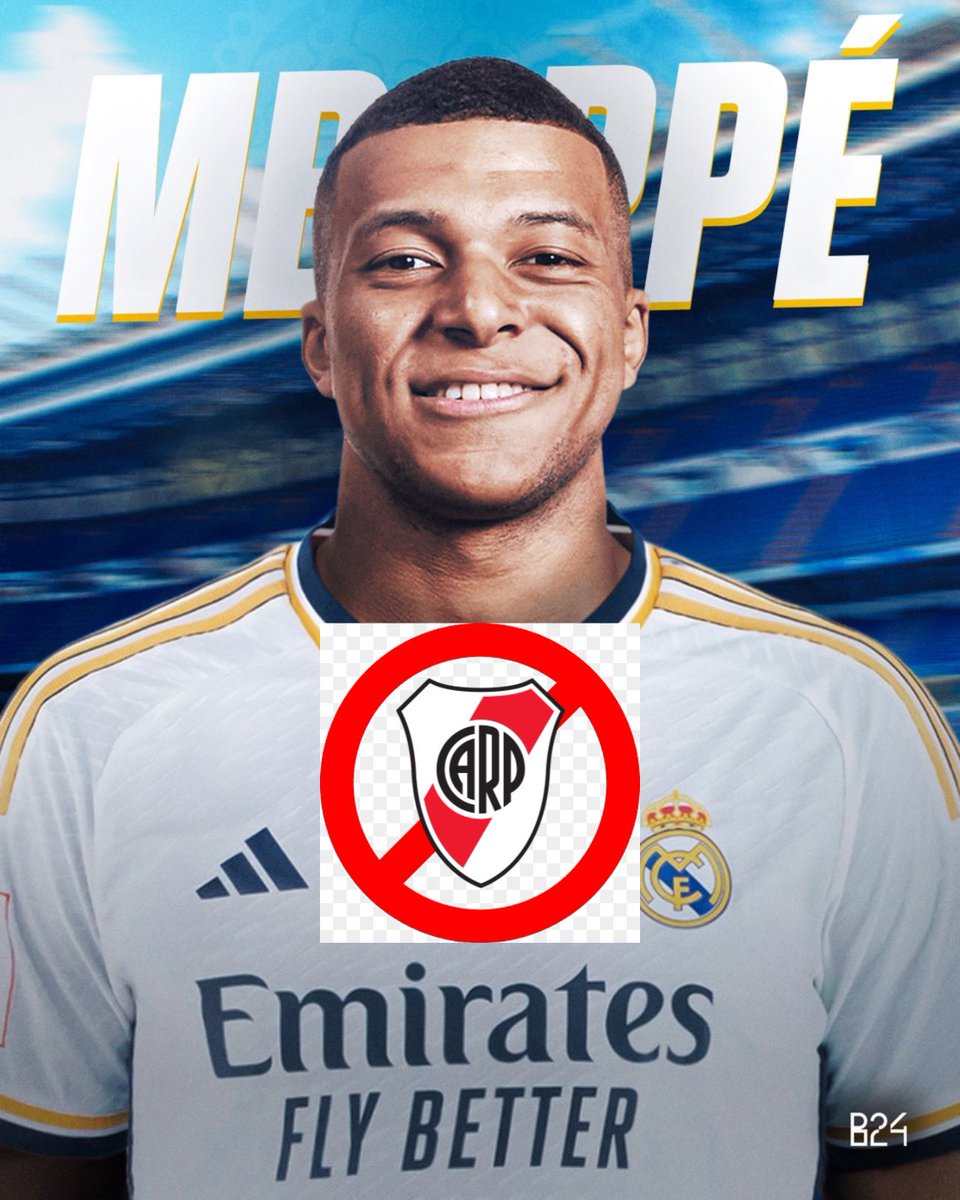 KYLIAN MBAPPE NO JUGARÁ EN RIVER ❌
• Por cupos de extranjeros, el nacido en Angola no pudo continuar sus charlas con el club de Núñez y continuará con su contrato con el Real Madrid. NO se descarta un préstamo de 1 año con opción de compra.
🎙️ David Quint <a href="/ESPNArgentina/">ESPN Argentina</a>