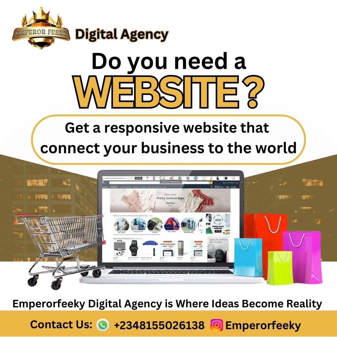 Emperor_Feeky's tweet photo. Having website is not optional is Essential.
#websitedevelopment #business #smallbusiness #businessstartup #africa #africabusiness #businesssinafrica #tech #ecommercehelp #entreprenuer #gettingsales #businessconversion #fortune #billionairemindset #moneymaking #tuesdaybusiness https://t.co/wWVqyrvTfc