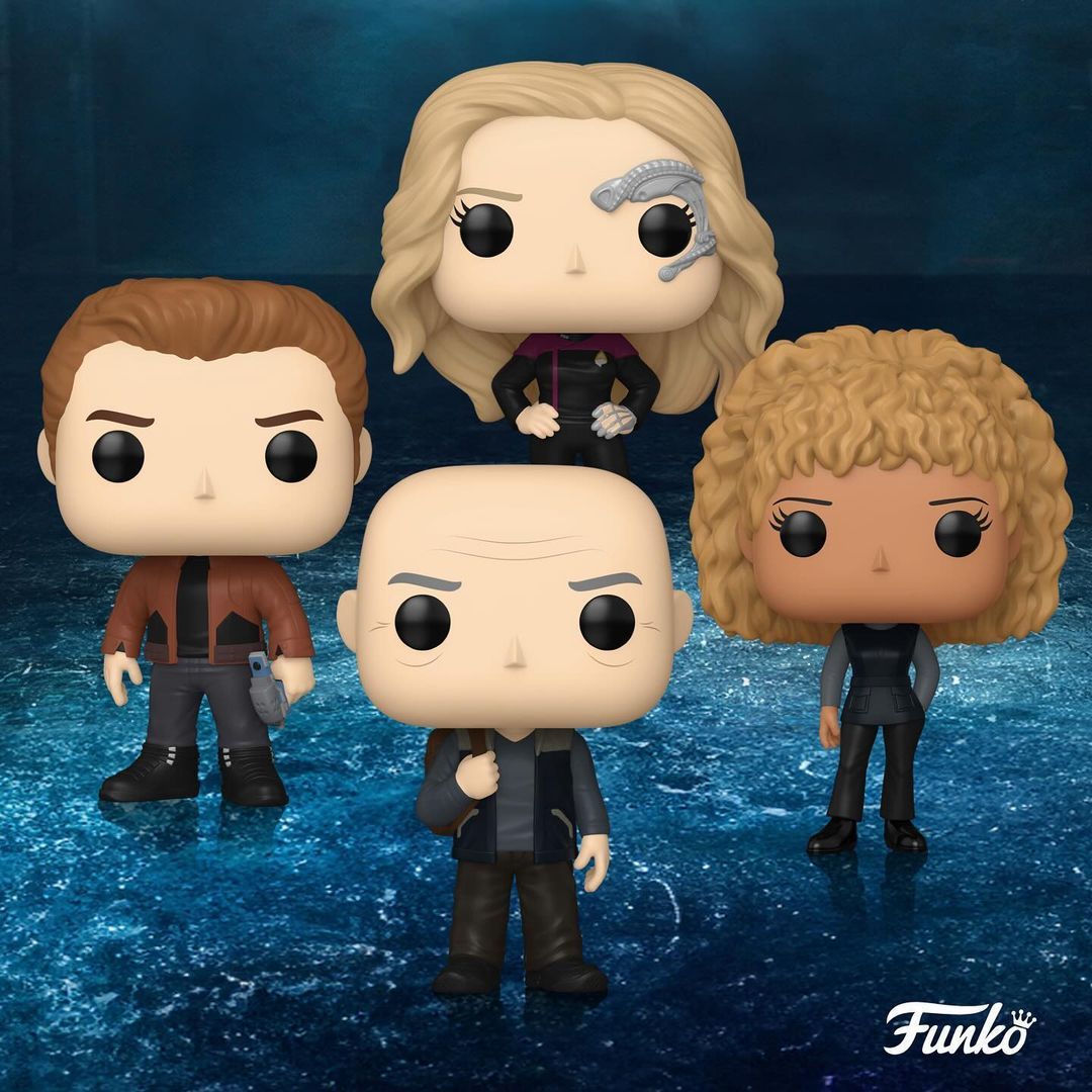 🚨 NEW - #StarTrekPicard Funko Pops!

Featuring Jean-Luc Picard, Raffi Musiker, Jack Crusher and Seven of Nine!

Available to Pre-Order from the #StarTrek Official Store.

Shipping estimated 2024!