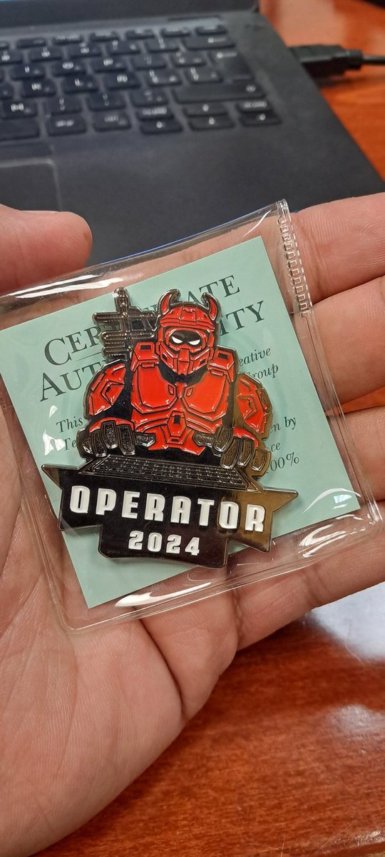 skycritch's tweet photo. Going through my #Defcon loot, I came across my new favorite coin. One of my friends busted his ass on the @RedTeamVillage_ to get this and decided to gift it to me. https://t.co/9FVXxmAl0E