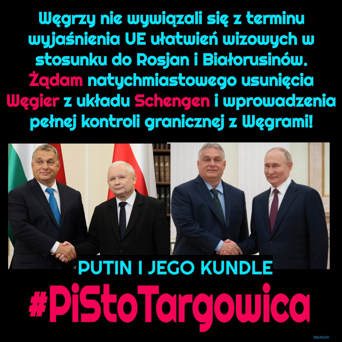 Kto jest za wywaleniem  Węgier z Unii Europejskiej 
to daj RT.

#PiStoTargowica