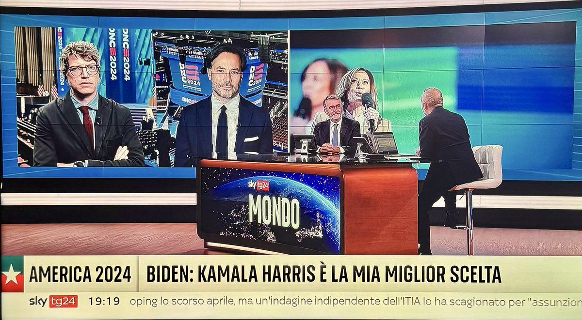 Marco Bardazzi (@marcobardazzi) on Twitter photo Aspettando la notte di Barack e Michelle Obama alla convention Dem, niente di meglio di una bella conversazione Milano-Chicago su <a href="/SkyTG24/">Sky tg24</a> con <a href="/RobTallei/">Roberto Tallei</a> <a href="/FedLeoni/">Federico Leoni</a> <a href="/marcocongiu/">marco congiu</a> per analizzare la corsa alla Casa Bianca a 77 giorni dal voto Aspettando la notte di Barack e Michelle Obama alla convention Dem, niente di meglio di una bella conversazione Milano-Chicago su <a href="/SkyTG24/">Sky tg24</a> con <a href="/RobTallei/">Roberto Tallei</a> <a href="/FedLeoni/">Federico Leoni</a> <a href="/marcocongiu/">marco congiu</a> per analizzare la corsa alla Casa Bianca a 77 giorni dal voto