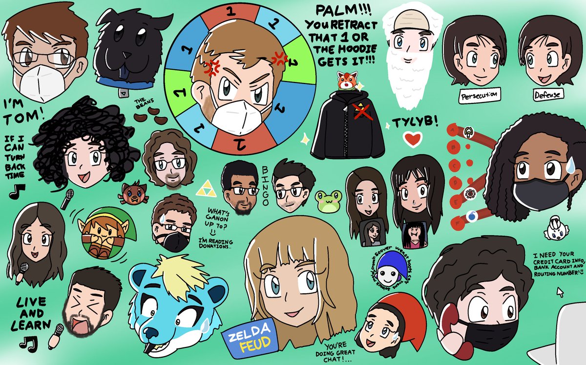 Here’s some Zeldathon 1986 fan art! Congrats on raising over $102k! Thank you, love you, bye! ❤️ #Zeldathon