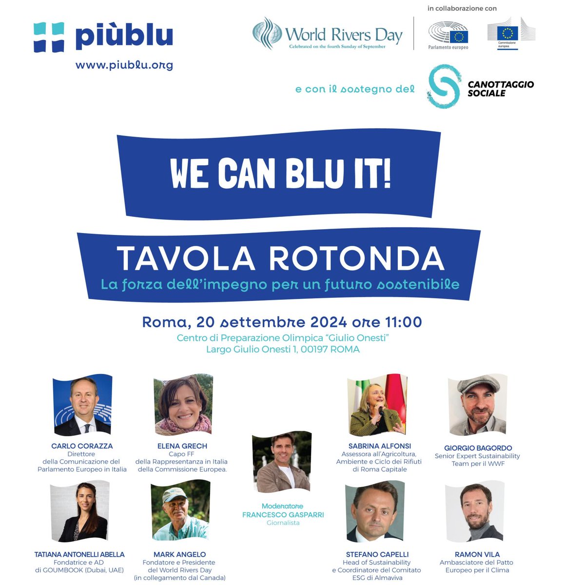 Proud to sponsor #WeCanBluIt!🌍
Join the discussion with our director <a href="/ramon_vila_83/">Ramon Vila</a>.💧 Protecting our rivers is crucial for sustainability. Let’s take action together! 
#WorldRiversDay
#Opportunities4Development

@piubluglobal <a href="/Europarl_EN/">European Parliament</a> <a href="/EU_Commission/">European Commission</a> <a href="/canottaggio1888/">FederCanottaggio</a>