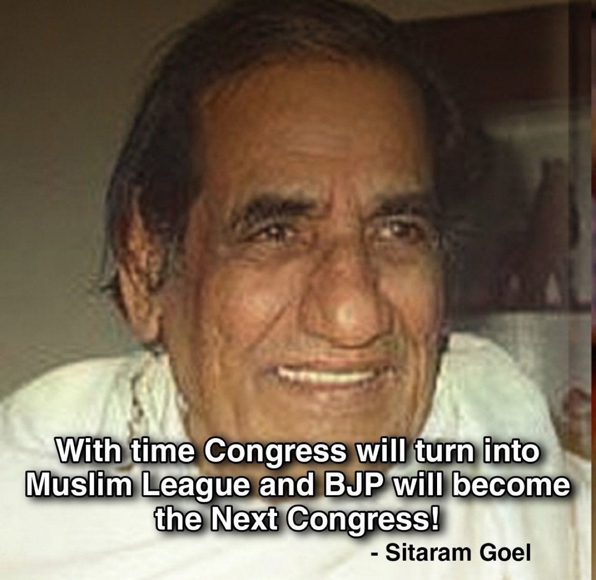 JaipurDialogues's tweet photo. Sitaram Geol Ji Predicted it way before our time! 

We live today to see this Happen! https://t.co/AJ6bNAZRO4