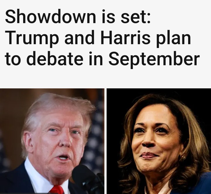 ISupportMoms's tweet photo. @johnrich STOP WITH THE #FAKENEWS! THE #REALNEWS IS: ABC News announced that the first Trump Harris presidential debate will take place in Philadelphia on Tuesday, Sept. 10. JD Vance and Tim Walz, have both agreed to a VP debate on Oct. 1 that will be moderated by CBS News. #FACTS https://t.co/9PQupENDHm