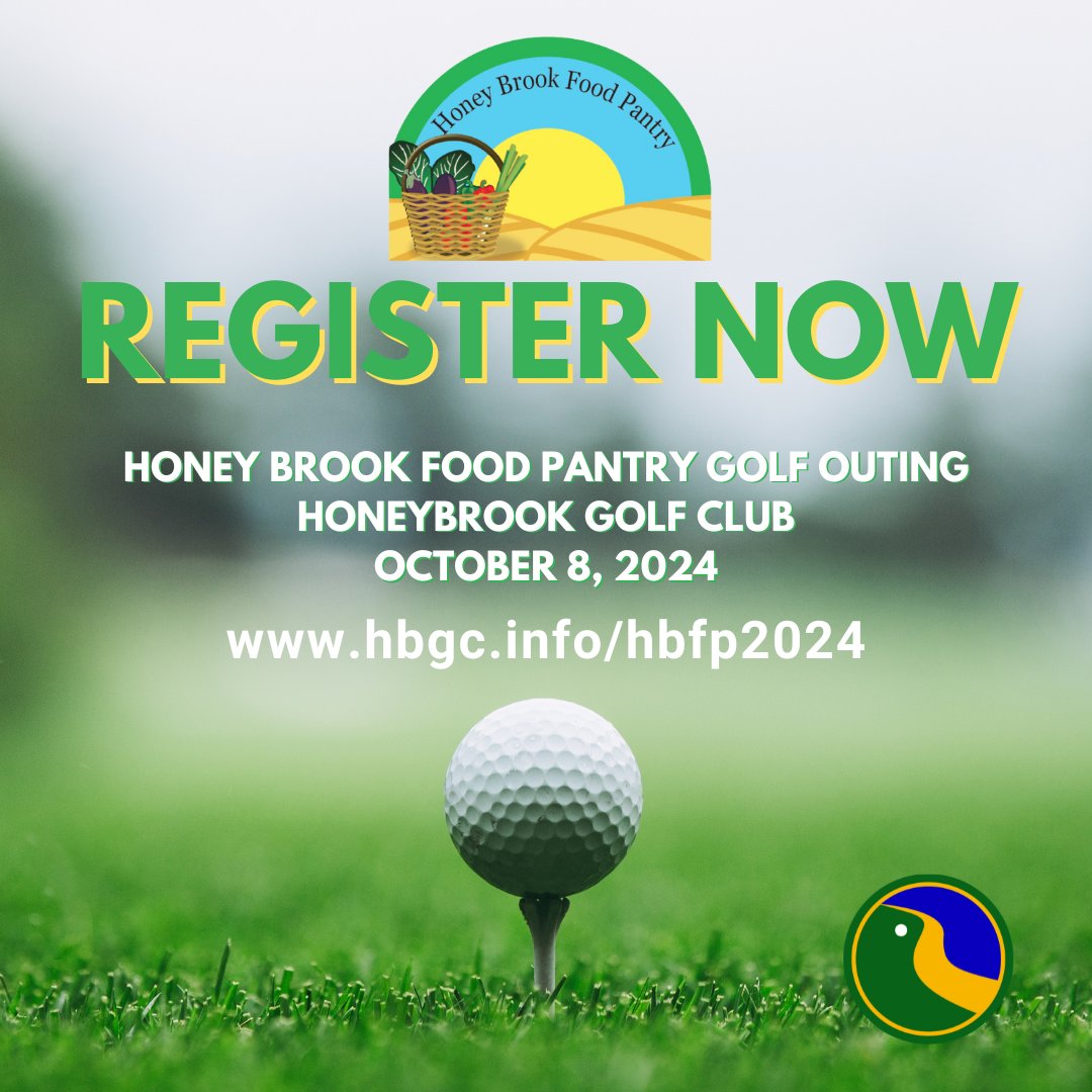 Help make a difference in our community by teeing up at the annual Honey Brook Food Pantry Golf Outing, held at the beautiful Honeybrook Golf Club. Interested in making a bigger impact? Sponsorship opportunities are available! Visit: hbgc.info/hbfp2024