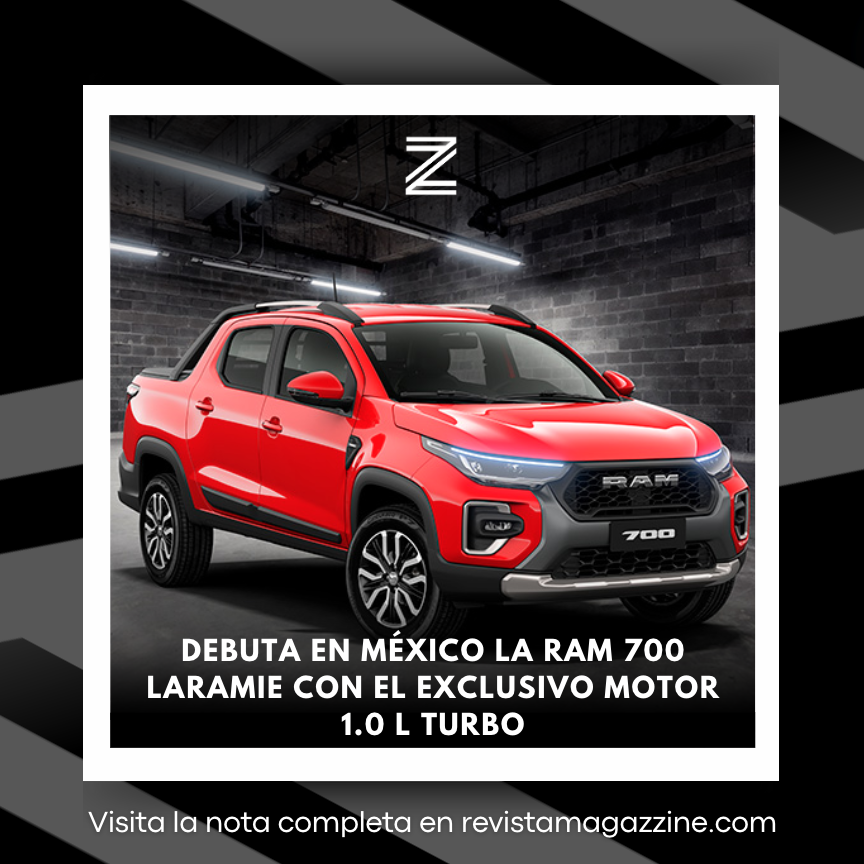 MagazzineTransp's tweet photo. 🚗 ¡Llega la #RAM 700 Laramie a #México con el nuevo motor 1.0L Turbo! Con 118 hp y 148 lb-pie de torque, esta #pickup ofrece potencia, eficiencia y un diseño renovado. 🌟

Descubre todo sobre su capacidad de carga, transmisión CVT y más aquí: https://t.co/hGvcalvBoH

#RAM700 #Turbo #Pickup #InnovaciónAutomotriz #México #Stellantis #Potencia #MagazzinedelTransporte