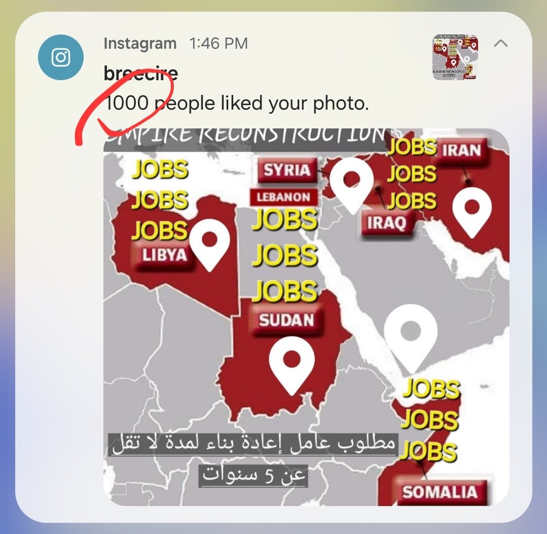 key_7th's tweet photo. 500 شخص يدعمون الإمبراطورية يوميًا

إنهم "يُعجبون" بالمنشور، ويوافقون عليه، ويدعمونه.

500 PER DAY

500 people support the empire daily

They “like” the post, agree with it, and support it.

#TRIPOLI #LIBYA 

#LEBANON

#IRAN

#IRAQ

#SUDAN

#SYRIA

#SOMALIA https://t.co/2psMW3wbJu