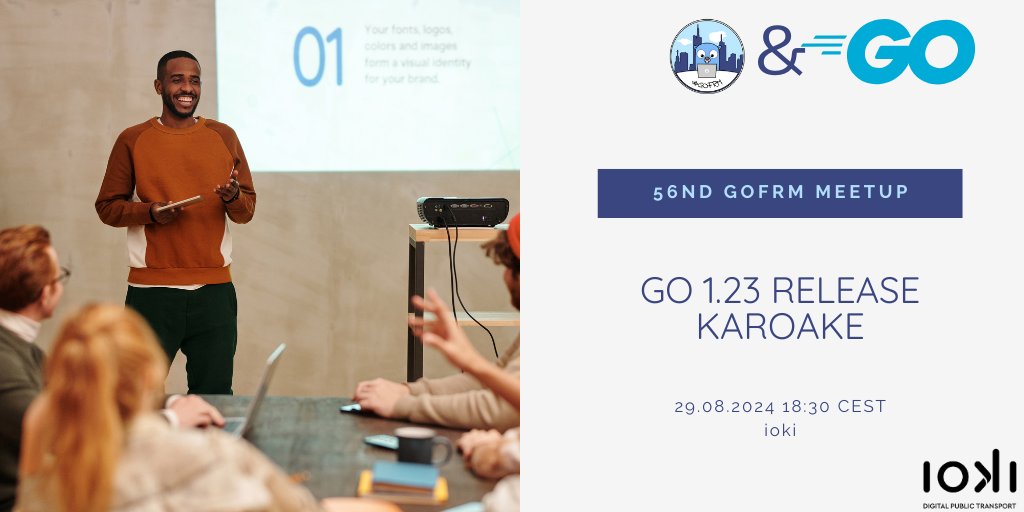 Go 1.23 is released. 🥳 It's time for a new release karaoke meetup. Join us on the 29th of August <a href="/ioki_mobility/">ioki</a> for our next meetup. 

RSVP via meetup:
meetup.com/de-DE/gophers-…

#golang #go123release #Frankfurt #developercommunity