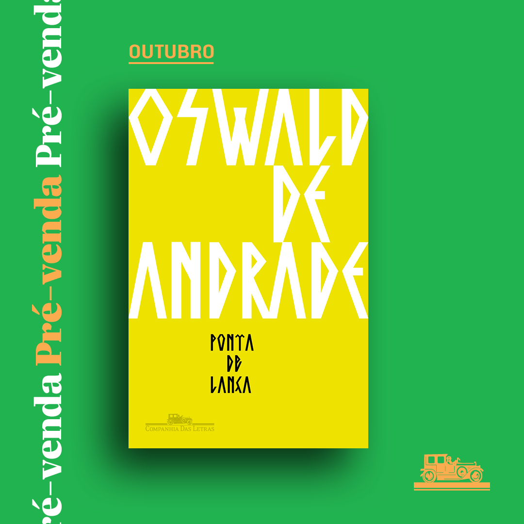 cialetras's tweet photo. 📚 EM OUTUBRO: "PONTA DE LANÇA", DE OSWALD DE ANDRADE

Nesta reunião de artigos e conferências da década de 1940, os leitores podem conhecer o pensamento afiado e atual de um dos principais nomes do modernismo.

Conheça: https://t.co/vI40srZnof https://t.co/fpPw8nuARi