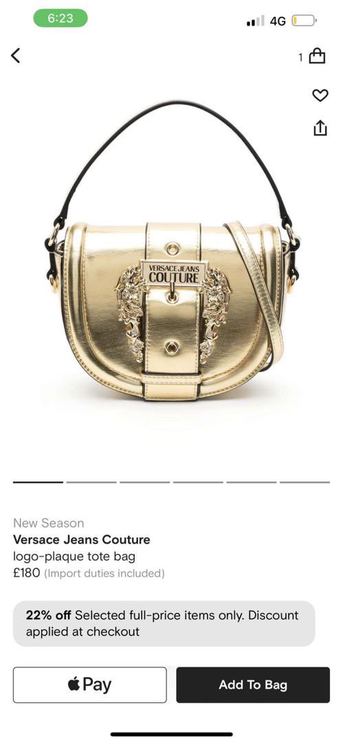 SisterSimi's tweet photo. I want to sell out this Versace bag. 

It has never been used. 

I’m selling it for 190,000 naira. 

You can do pay on delivery as well. https://t.co/PJzHxrt5pn