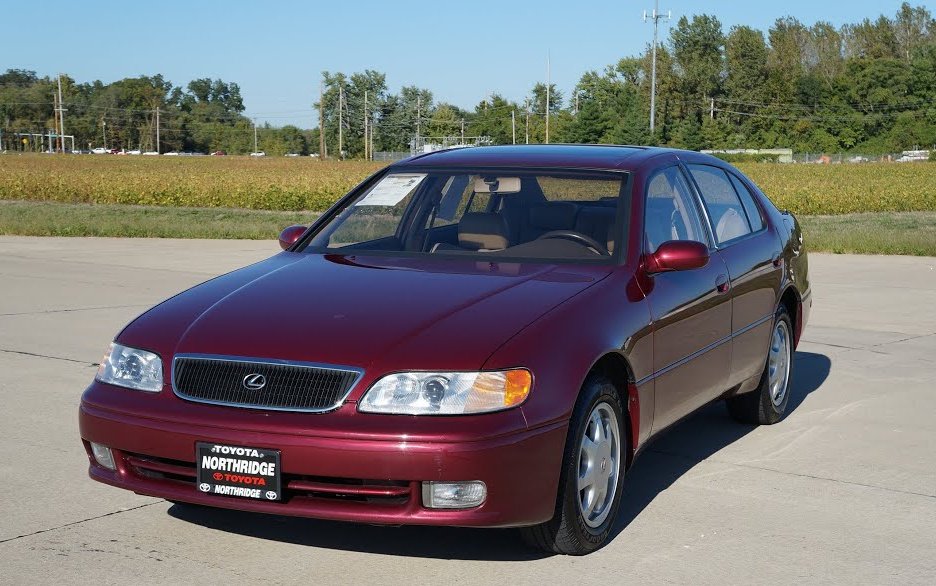 showerpacific's tweet image. The #LexusGS300 was the 1st car I ever bought all cash, from a spot in Sunnyvale Ca "Wheels &amp;amp; Deals". Originally burgundy w/ peanut butter interior,  I got the exterior customized to Black  &amp;amp; installed custom Tripple Gold Dayton Rims that  I had seen on a Master P Album Cover