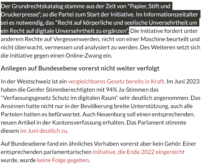 ppsde's tweet image. Wir hatten schon lange nicht mehr so viel Aufmerksamkeit in der Presse. Die Digitale Integrität rockt!
Schon auf der Strasse haben wir es gespürt, selten war es so einfach Unterschriften zu sammeln. Wir haben auch bei euch sehr grosse Zustimmung!

In Genf wurde die Digitale…