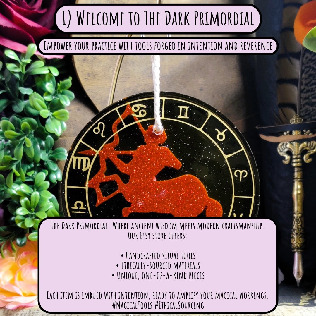 tdarkprimordial's tweet image. Visit The Dark Primordial on Etsy - your magic deserves the best! ✨🌙

Link in bio. Use code INTOTHEABYSS20 for 20% off your first order!

#HandcraftedMagic #EthicalWitchcraft #MagicalTools #WitchcraftEssentials #TheDarkPrimordial #ElevateYourCraft  #SacredTools