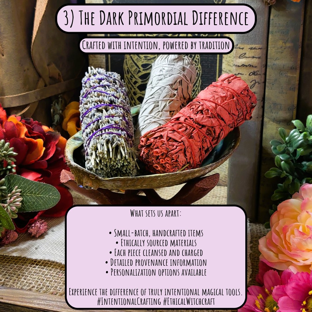 tdarkprimordial's tweet image. Visit The Dark Primordial on Etsy - your magic deserves the best! ✨🌙

Link in bio. Use code INTOTHEABYSS20 for 20% off your first order!

#HandcraftedMagic #EthicalWitchcraft #MagicalTools #WitchcraftEssentials #TheDarkPrimordial #ElevateYourCraft  #SacredTools