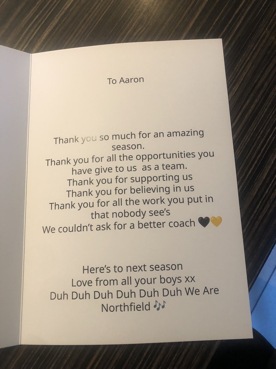 northfieldblk11's tweet photo. When u put ur heart and soul into something and don’t expect anything back. But u get it back 10 fold 😭🫶🖤💛#thesewords #grassroots #football #family https://t.co/XdmA3ITJBB