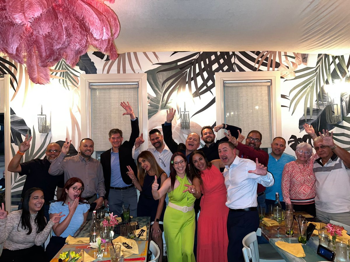 Great "Junte Boricua" last night at CubaCuba restaurant in Denver to celebrate Angel's great accomplishment of becoming <a href="/AmerChemSociety/">American Chemical Society</a> Fellow. <a href="/AngelMartiLab/">Angel A. Martí</a> <a href="/MitkElBSantiago/">Mitk'El B. Santiago</a> <a href="/Velazquez_Lab/">Jesús M. Velázquez</a> <a href="/DalicePinero/">dalice pinero</a> <a href="/TripletStateGuy/">Ricardo Javier Vázquez</a> <a href="/jaramillogroup/">Jaramillo Lab</a> <a href="/HSresearchgroup/">Raúl Hernández Sánchez</a> #ACSFall2024