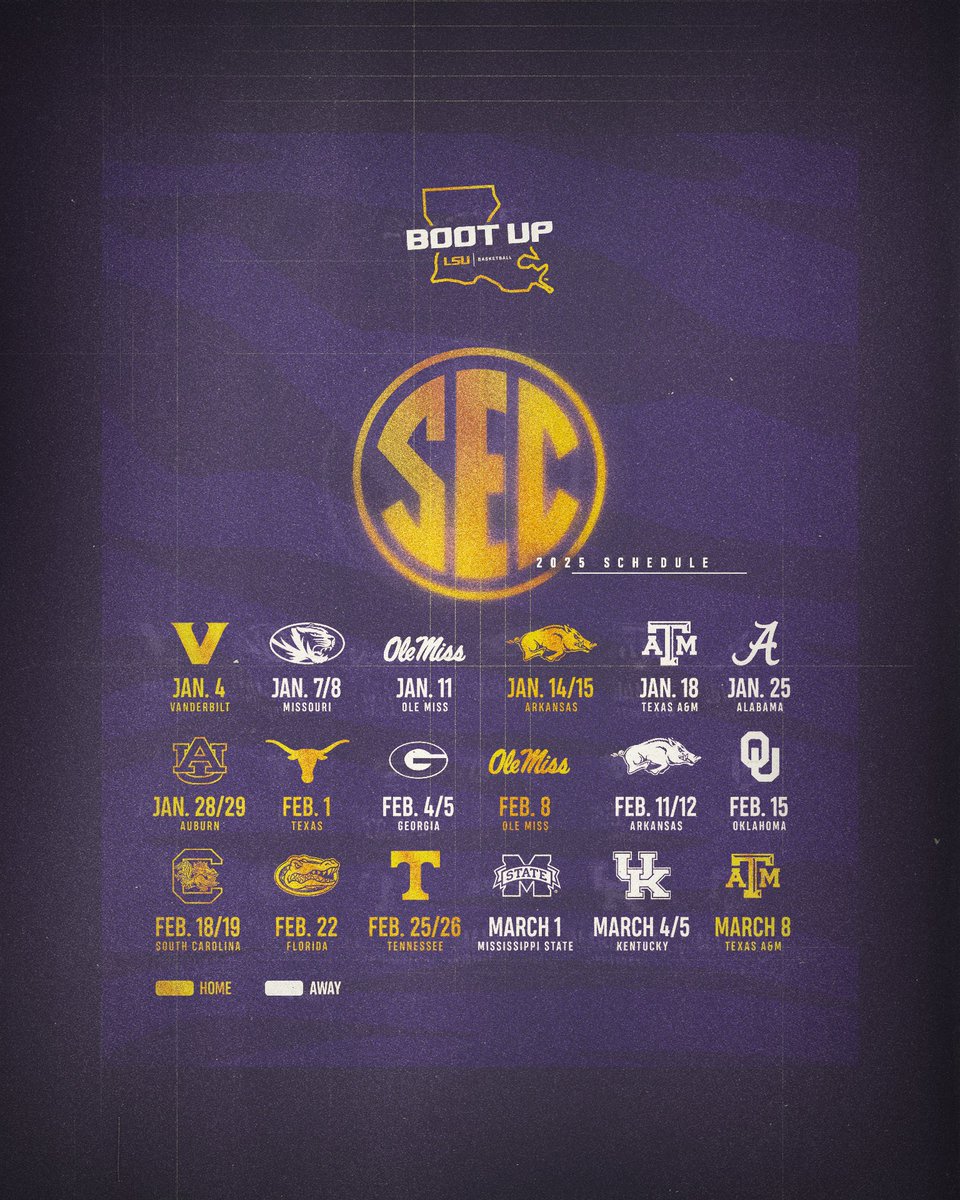 LSUBasketball's tweet photo. Here’s a look at our conference schedule ⤵️

🔗 https://t.co/IbGtaS0Lit https://t.co/bq4gPrmEpC